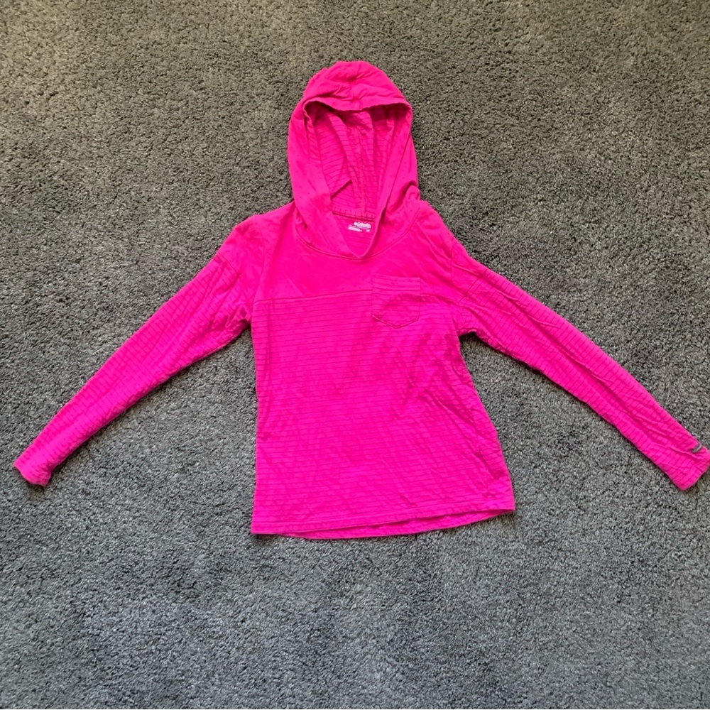 Womens Columbia Hooded Long Sleeve size Small purple